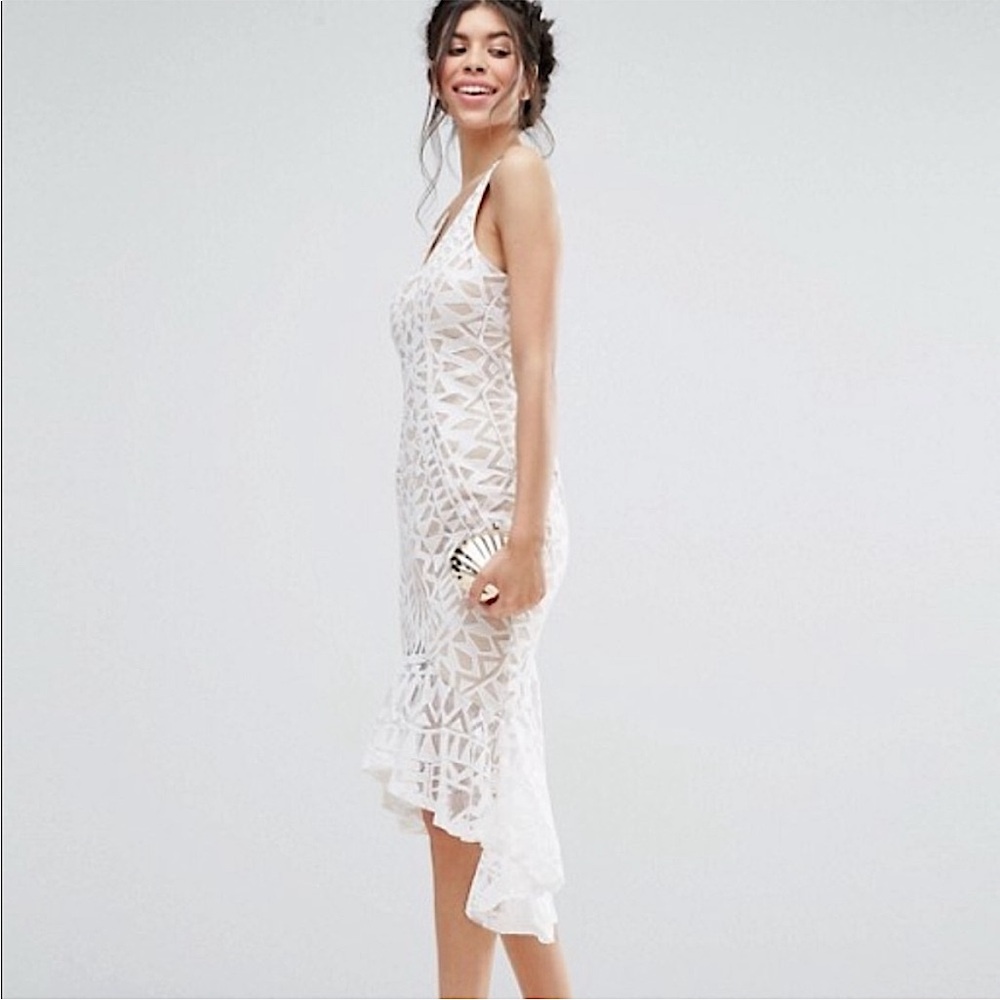NWT Love Triangle lace midi dress